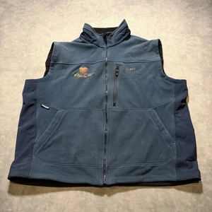 Simms Vest Mens XXL Blue Fleece Gore Windstopper Full Zip Fishing  - Picture 1 of 11