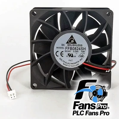 1PCS Brand New Delta Fan FFB0824SH Axial Fan DC 24V 0.28A 2Pin Cooling Fan - Image 1 of 3