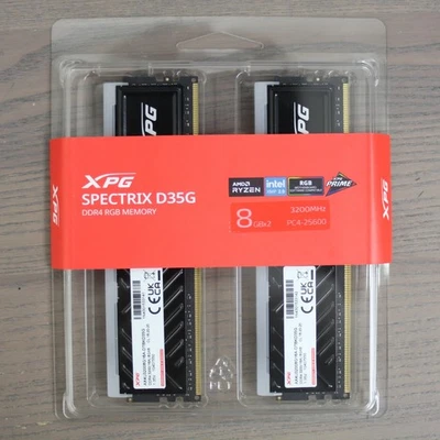 ADATA XPG SPECTRIX D35G 16GB (2x8GB) DDR4 3200 AX4U32008G16A-DTBKD35G Desktop - Image 1 of 4