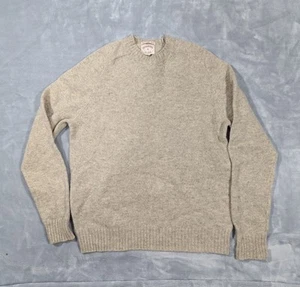 Brooks Brothers Pullover Herren Small grau Shetland Wolle Rundhals Pullover klassisch - Bild 1 von 11