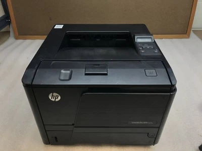 HP LaserJet Pro 400 M401dne Schwarzweiß Duplex Laserdrucker mit Toner inklusive - Bild 1 von 4