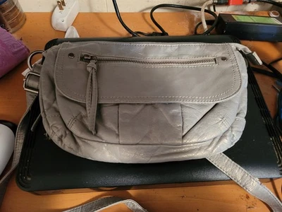 Bolso bandolera Bueno gris para mujer Foto 1 de 4
