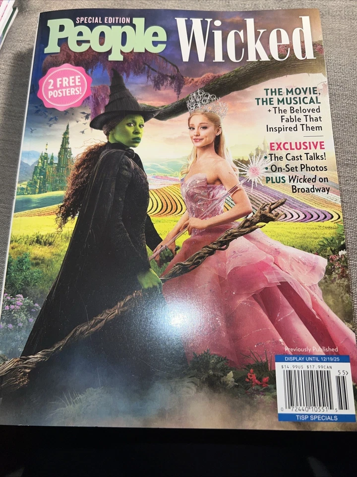 People Special Edition December 2025 Magazine Wicked 2 free posters exclusive - Image 1 of 1