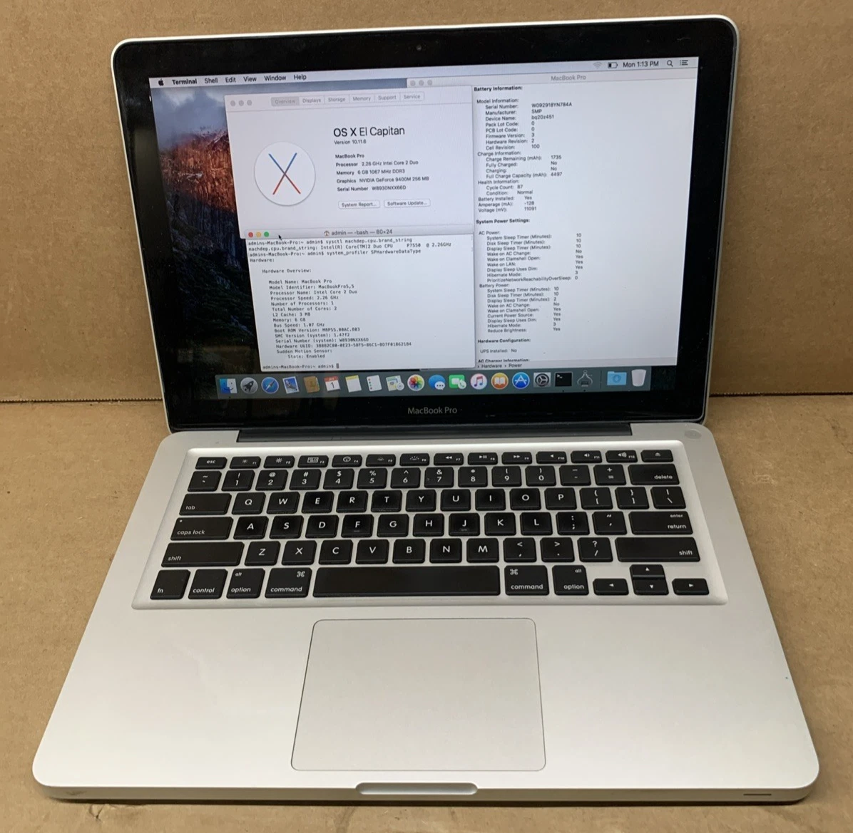 2009 Apple MacBook Pro 13.3 Inch Laptops for sale | eBay