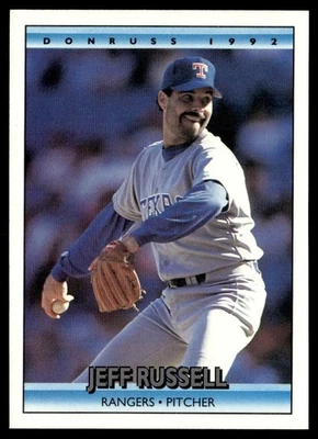 1992 Donruss Jeff Russell Texas Rangers #129 - Image 1 of 2