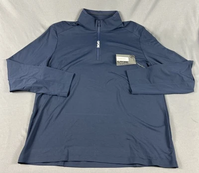 G/Fore G4 Golf Pullover 1/4 Zip XL Twilight Blue Polyester Spandex NWT MSRP $185 - Image 1 of 4
