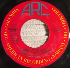 Earth. Wind & Fire "After The Love Has Gone / Rock That!" VG+ - Picture 1 of 3