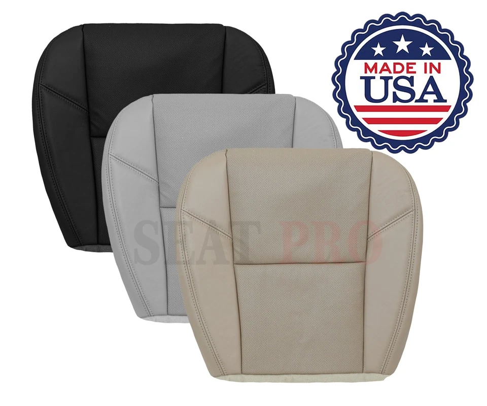 Cubierta de asiento perforada de cuero inferior delantero Chevy Suburban Tahoe LTZ 2009-2014 Foto 1 de 4