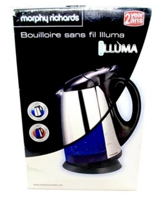 Hervidor de agua inalámbrico Hamilton Beach, SS, filtro de cal, luz, tapa de bloqueo de seguridad Foto 1 de 4