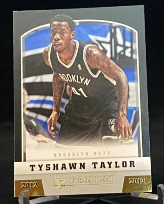 2012-13 Panini Basketball Gold Knight #240 Rookie Tyshawn Taylor Brooklyn Nets - Image 1 of 2