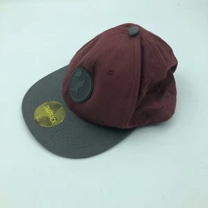 Baseballism Flagman Snapback Hat Cap Burgundy Red Flag Wave One Size Fits All - Picture 1 of 4
