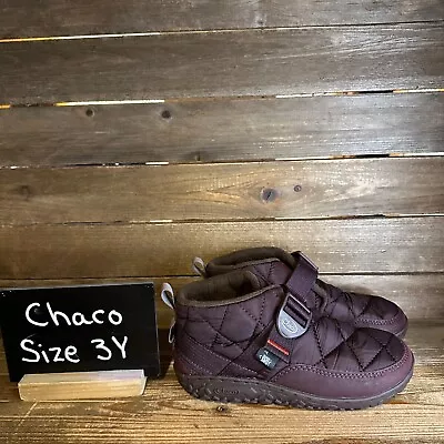 Nuevo Nuevo sin caja Botines Botines Niños Grandes Chaco Ramble Puff Tobillo Exterior Talla 3 Y Foto 1 de 4