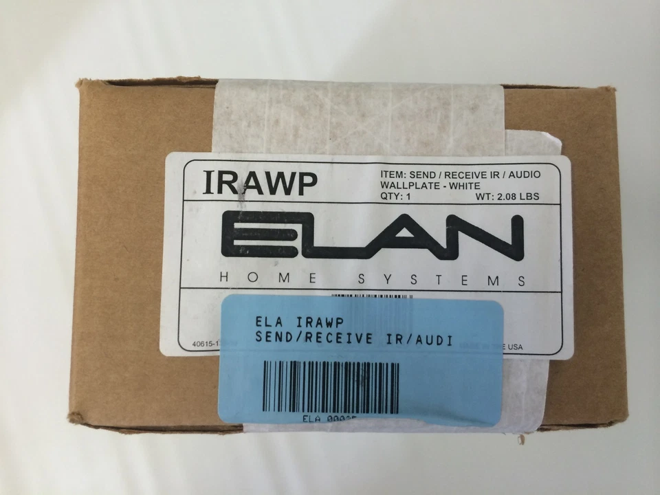 NEW Elan Home System IR/Audio/Video Wall Plate Kit - IRAWP/IRAVWP - Image 1 of 1