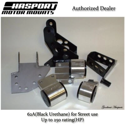 Hasport Mount Kit for J-series Engine Swaps into the 88-91 Honda Civic/ CRX 62A - Image 1 of 2