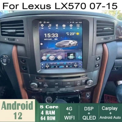 Radio coche Carpaly 10,4" para Lexus Lx570 2007-2015 Android GPS navegación Wifi  Foto 1 de 4