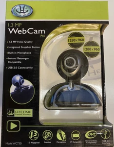 GearHead WC735I Quick WebCam Pro - 1.3MP Resolution, Built-in Microphone, USB 2 - Picture 1 of 4