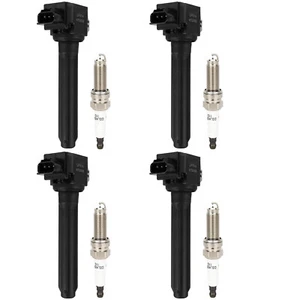 4 Pack For Mitsubishi Outlander 2.4L L4 2016-2019 Ignition Coil and Spark Plug - Bild 1 von 15