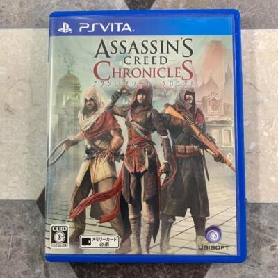 Assassin's Creed Chronicles PS Vita PSV PlayStation Vita Ubisoft w/Case Japan 29 - Image 1 of 3