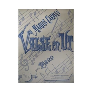 Carman Marius Vals En Ut Piano 1888 - Imagen 1 de 3
