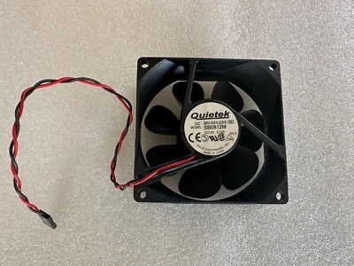 VENTILADOR Delta Quietek 12v 0.14a 80x25mm 2 hilos nuevo SB0812M 80x80x25mm Foto 1 de 3
