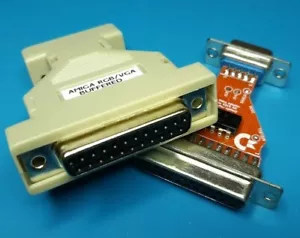 AMIGA RGB to VGA Monitor Adapter (Buffered) - DB23 female ORIGINAL + PCB- PROMO! - Picture 1 of 9