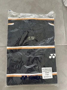 YONEX Size M Men's T-Shirt Sports French Open Overseas S. Bajin Blue 16620EX NEW - Picture 1 of 4