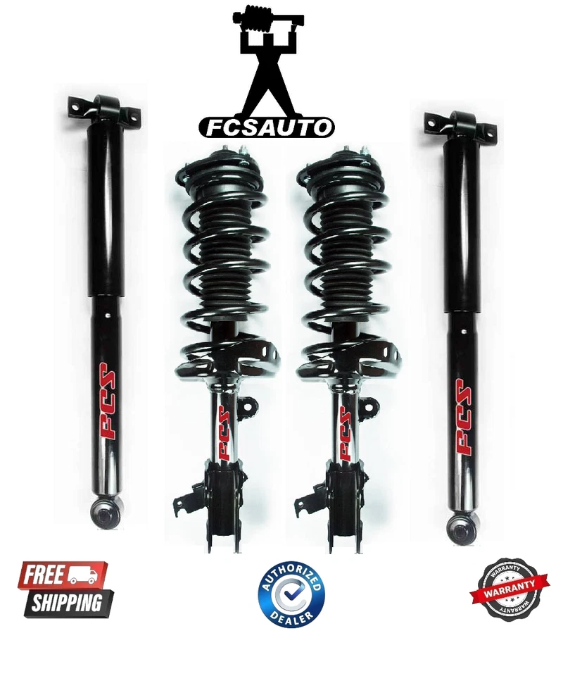 For 2008-2010 Honda Odyssey FCS 4PCS Set Front Complete Struts & Rear Shocks - Image 1 of 1