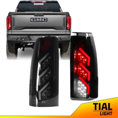 Luces traseras LED suburbanas para 88-99 Chevy GMC C/K 1500/2500/3500 lámparas lente de humo Foto 1 de 4