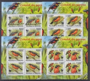 ST1323P4. Burundi - MNH - Aves - WWF - Imagen 1 de 1