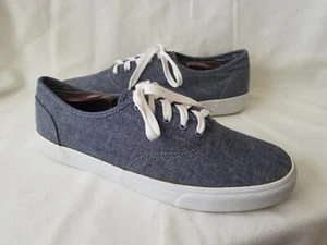 Scarpe stringate sneakers blu chambray da uomo Old Navy taglia 11 - Foto 1 di 8