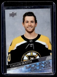 2020-21 Upper Deck Extended Series Young Guns Callum Booth Rookie #704 Boston - Picture 1 of 2