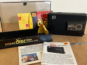 Vintage Kodak 6000 Disc Disk Camera Outfit - Box, Strap, Disk, Manual - Picture 1 of 20