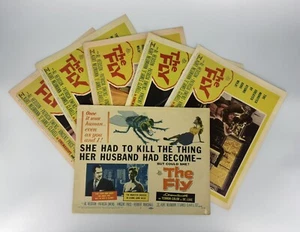 Vintage “The Fly” 1958 Vincent Price Science Fiction Horror Lobby Card Set of 6 - Picture 1 of 9