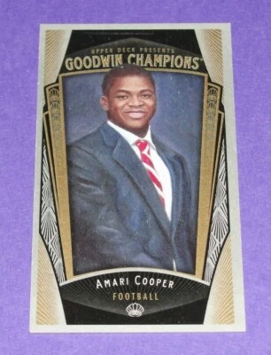 Goodwin Champions AMARI COOPER #50 2015 Magician Mini RC/15 Cowboys Crimson Tide Foto 1 de 2