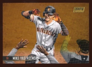 2021 Topps Stadium Club Chrome - MIKE YASTRZEMSKI #272 - GOLD Refractor /50 - Picture 1 of 2