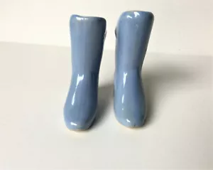 STIVALI MILITARI vintage UHL POTTERY miniatura blu firmati - Foto 1 di 4