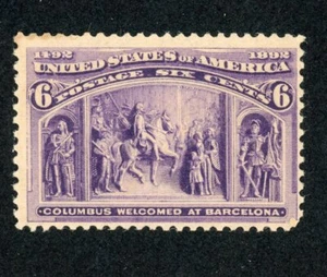 US 235 MNH 6c 1893 Columbia Exposition - Picture 1 of 1