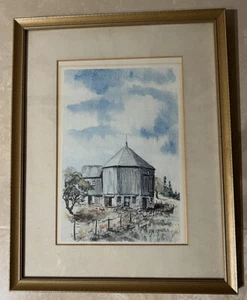 Framed print of grain store by Joe Cmeyla of Wisconsin - Picture 1 of 2