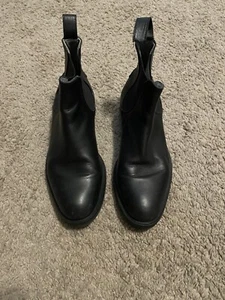 Allsaints Women's Black Leather Boots US SIZE 9.5 UK SIZE 40! - Picture 1 of 6