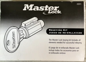 Master Lock 2201 Rekeying Kit NEW - Picture 1 of 2