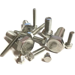 M10 SET VITI ESAGONALI GRADO A4 ACCIAIO INOX ACCIAIO INOX 10MM BULLONI COMPLETAMENTE FILETTATI - Foto 1 di 7