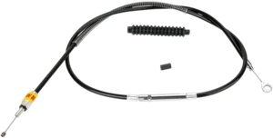 Barnett Black Vinyl w/ Chrome Elbows Clutch Cable: Stock Length 101-30-10007HE - Picture 1 of 1
