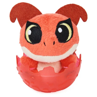 Brand New DreamWorks DRAGONS REVEALED: Plush AGGRO In Egg 4" Spin Master 4+ VHTF - Image 1 of 4
