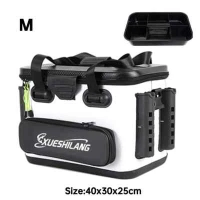 Caja de aparejos de pesca portátil de 20/28 L bolsa de pesca carrete de cebo de caña bolsa de almacenamiento de peces Foto 1 de 4