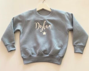 Personalised Children's Jumper, Personalised Children's Sweatshirt - Picture 1 of 9