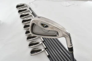 10PCS Taylormade rac r7 Ti Iron Set 3-4-5-6-7-8-9-P-A-S REAX 60 Flex R Regular - Picture 1 of 18