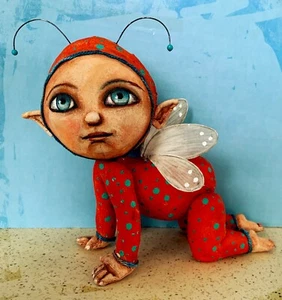 Cloth Folk Art Doll Pattern "Fairy" By Susan Barmore - Picture 1 of 1