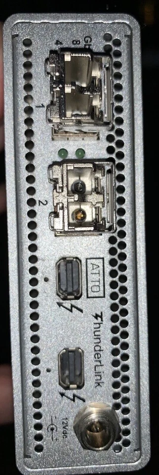 Mac ATTO TLFC-2082 Thunderbolt 2 To 8Gb Fibre channel includes fibre cables x 2 - Image 1 of 1