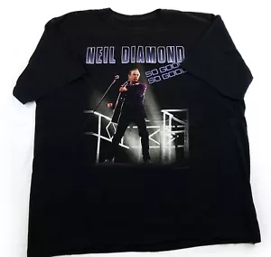 Camiseta negra Neil Diamond 2012 So Good para hombre 2XL Honolulu Hawaii - Imagen 1 de 3