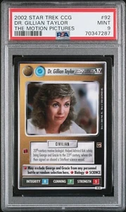 Dr. Gillian Taylor Star Trek CCG The Motion Pictures TMP 92R V3 PSA 9 Mint POP 3 - Picture 1 of 3